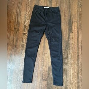 Topshop moto Jamie black skinny jeans